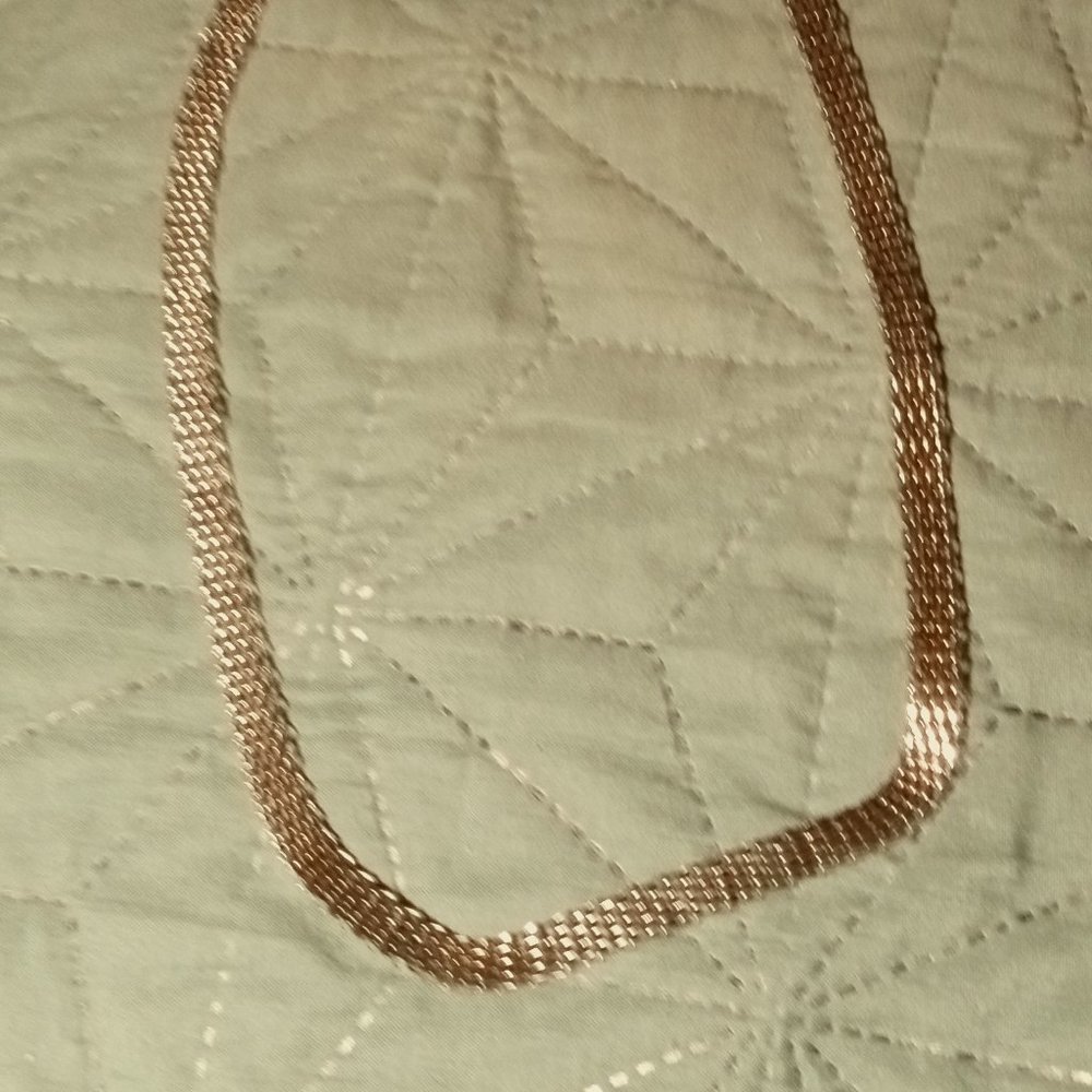 Mesh stainless steel necklace